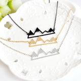 Cute snowy mountain necklace - Home Excelsior