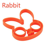 Silicone Rabbit, Owl, Skull, Smile, etc. Fried Egg Mold - Home Excelsior