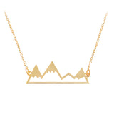 Cute snowy mountain necklace - Home Excelsior