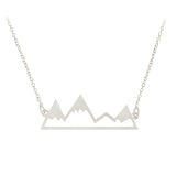 Cute snowy mountain necklace - Home Excelsior