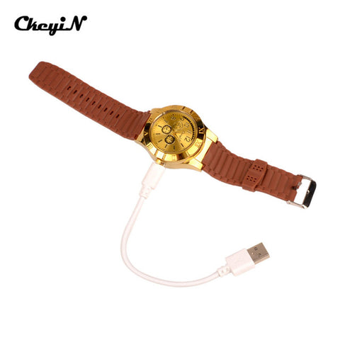 2 In 1 Rechargeable USB Watch Lighter Electronic Cigarette Lighter - Home Excelsior
