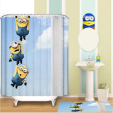 Minions Pattern Shower Curtain - 165x180cm - Home Excelsior