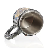 3D Stainless Steel Mug Skeleton Helmet Wolf Design - Home Excelsior