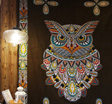 Bohemia Mandala Tapestry Totem Owl - 200x150cm - Home Excelsior
