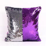 Sequin Cushion Pillowcase, Color Changing, 40cmX40cm - Home Excelsior