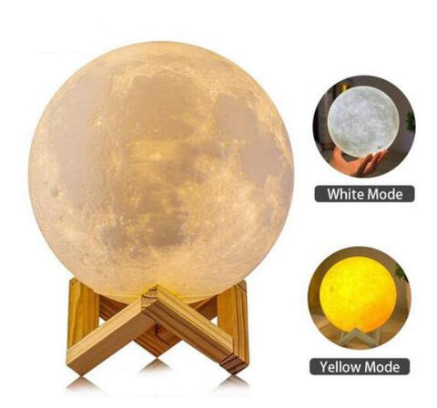 3D Lunar Moon Lamp  with USB Charging - Home Excelsior