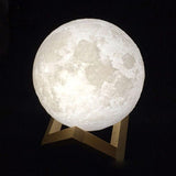 3D Lunar Moon Lamp  with USB Charging - Home Excelsior