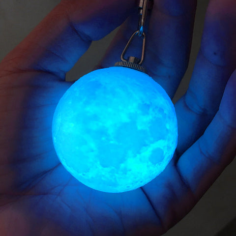 Mini 3D MOON LIGHT KEY RING - Home Excelsior