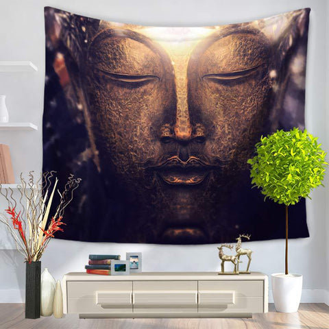 Buddha statue tapestry - Home Excelsior 