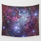 3D World Map Cosmos Galaxy Polyester Wall Tapestry - Home Excelsior 