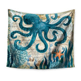 Marine Style Sea Turtle Wall Tapestry - Home Excelsior 