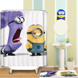 Minions Pattern Shower Curtain - 165x180cm - Home Excelsior 