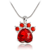 Cat paws & claws birthstone pendant - Home Excelsior 