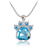 Cat paws & claws birthstone pendant - Home Excelsior 