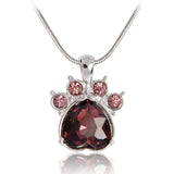 Cat paws & claws birthstone pendant - Home Excelsior 