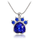 Cat paws & claws birthstone pendant - Home Excelsior 