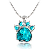 Cat paws & claws birthstone pendant - Home Excelsior 