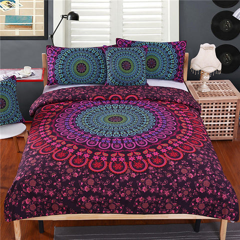 Twill Bohemian Mandala Bedding Set - Home Excelsior 