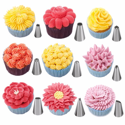 48Pcs Professional baking decorating nozzles - Home Excelsior 