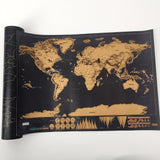 Deluxe World Scratch Map - Home Excelsior 