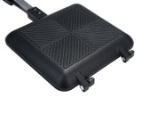 Sandwich Grill Press Flip Pan Nonstick Double Side Pressure Pan with Handles - Home Excelsior 