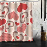 Flower Pattern Curtain with Hooks