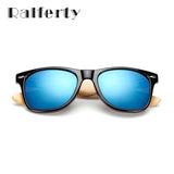 Ralferty Retro Bamboo Wood Sunglasses