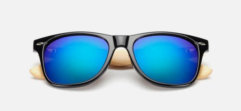 Ralferty Retro Bamboo Wood Sunglasses