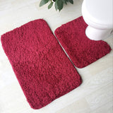 Anti-slip Bathroom Rugs - 2Pc