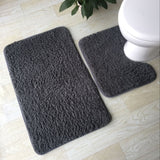 Anti-slip Bathroom Rugs - 2Pc