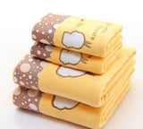 2pcs/set Microfiber Elegant Embroidered Towel Sets Solid 1pc Face Towel and 1pc Bath Towel.